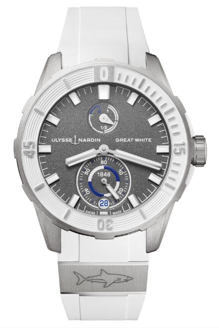 Ulysse Nardin Diver Chronometer Great White Replica Watch Price 1183-170LE-3/90-GW